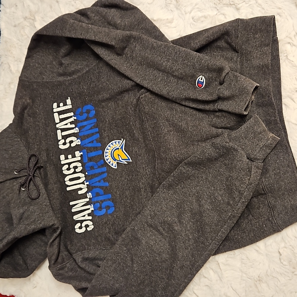 San Jose State Spartans gray hoodie XS official merchandise EUC